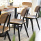 Wooden Chairs Indoor Cafe Solid Wood Dining Chairs Restaurant Wooden Furniture