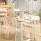 Outdoor Furniture Metal Frame HPL Table top  Restaurant Cafe Shop Dining Table