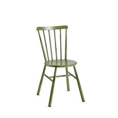Chaise de jardin en aluminium de mobilier d'extérieur vintage chaise légère de loisirs