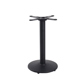 Iron Tube Table Base For Restaurant Wood Table Coffee Shop Round Metal Table Leg