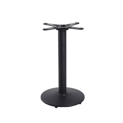 Base de mesa de tubo de hierro para restaurante, mesa de madera, cafetería, pata de mesa redonda de Metal