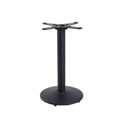 Iron Tube Table Base For Restaurant Wood Table Coffee Shop Round Metal Table Leg