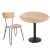 Iron Tube Table Base For Restaurant Wood Table Coffee Shop Round Metal Table Leg