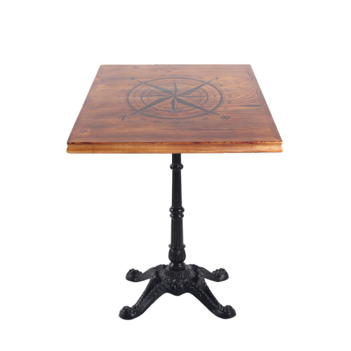 قاعدة طاولة فولاذية ريترو متينة للطاولة الخشبية ذات الساق المعدنية عالية الجودة