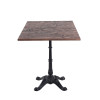 قاعدة طاولة فولاذية ريترو متينة للطاولة الخشبية ذات الساق المعدنية عالية الجودة