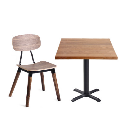 Wholesale Wooden Restaurant Table Tops Coffee Shop Furniture Solid Wood Table Top