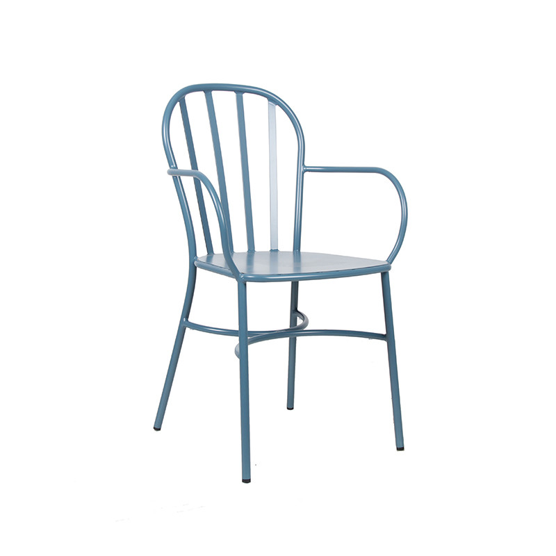 Patio Stacking Chair Aluminum Vintage Design Garden Furniture Outdoor Armchair Outdoor Chairs