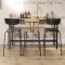 Modern Design Bar Chair Furniture Indoor Restaurant Stackable Leather Bar stool