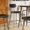 Indoor Tavern Vintage Bistro Chair Restaurant Industrial Height Luxury Bar Chair