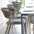 Rattan Chair Large Loading Capacity Garden Leisure Chair PU Seat Waterproof