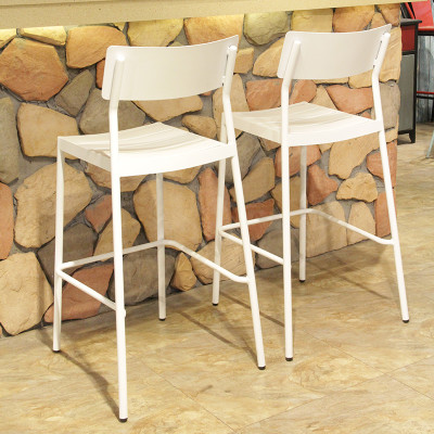 High Bar Chair Retro Metal design Customization Chairs For Bar, Patio And Outdoor Restaurant