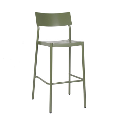 Chaises de personnalisation de conception rétro en métal de chaise de barre haute pour la barre, le patio et le restaurant extérieur