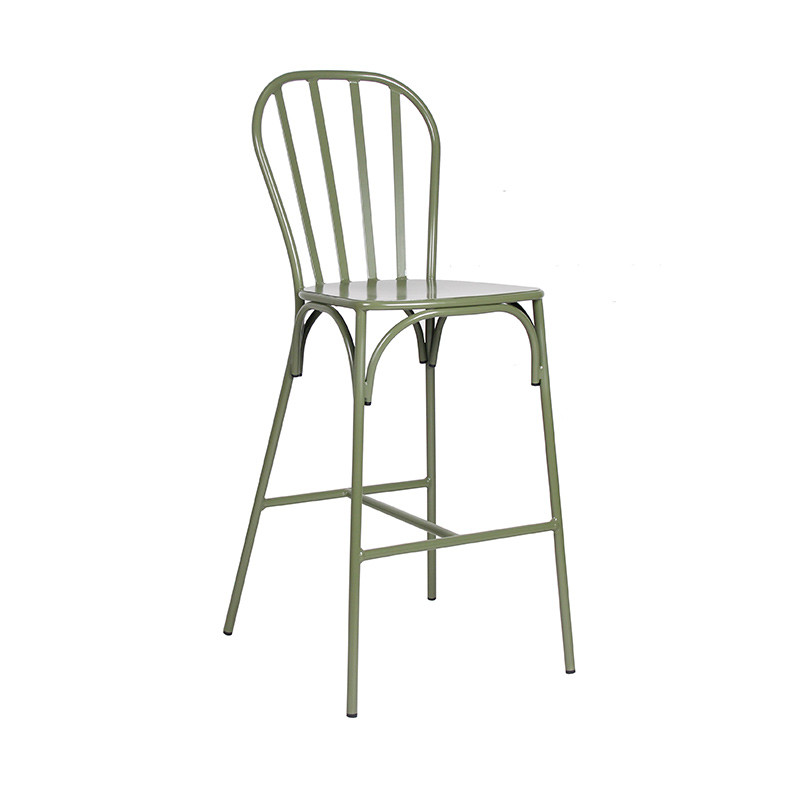 Metal Bar Chairs for Outdoor Patio & Restaurant High Quality Outdoor Furniture Outdoor Bar