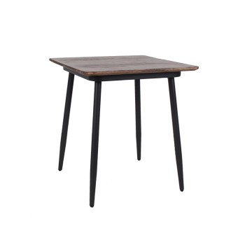 Solid Wood Table Commercial Furniture Coffee Shop And Restaurant Dining Table