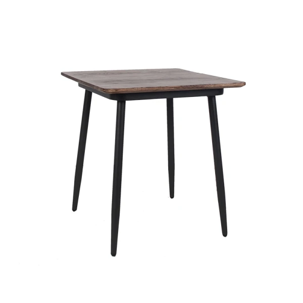 Solid Wood Table Commercial Furniture Coffee Shop And Restaurant Dining Table