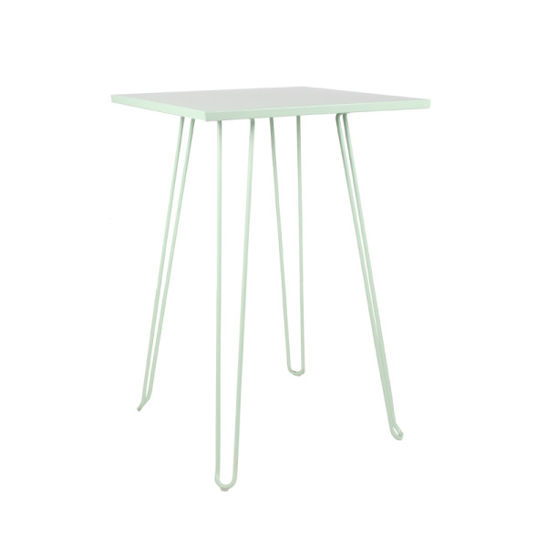 Bistro Furniture Square Bar Table Retro Vintage Style OEM/ODM Acceptable Lightweight Product