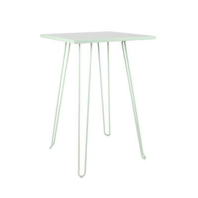 Bistro Furniture Square Bar Table Retro Vintage Style OEM/ODM Acceptable Lightweight Product