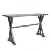 Bar Furniture Long Side Table High Design Aluminum Material Modern Style Bar Table