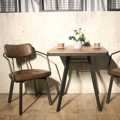 Juego de muebles comerciales, mesas y sillas para restaurante interior y cafetería
