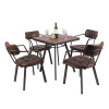 Tables et chaises d'ensemble de meubles commerciaux pour le restaurant et le café d'intérieur