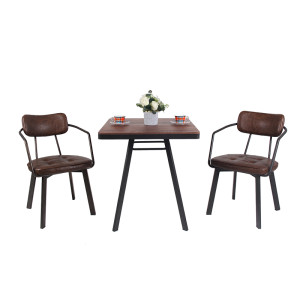 Tables et chaises d'ensemble de meubles commerciaux pour le restaurant et le café d'intérieur