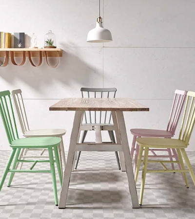 Chaise et table de salle à manger ensemble de meubles de décor à la maison millésime de meubles de maison adaptés aux besoins du client