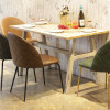 Juego de muebles de decoración para el hogar Silla y mesa de comedor Muebles para el hogar personalizados Vintage