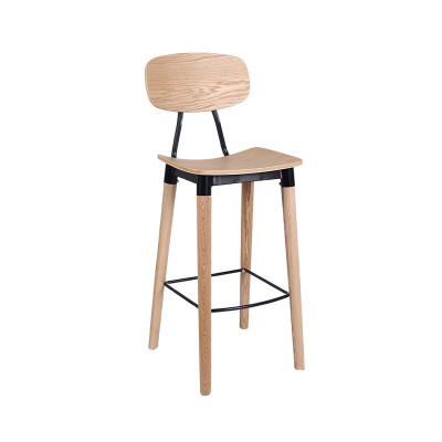 La barre en bois de tabourets de meubles commerciaux préside des chaises hautes pour le tabouret de barre de compteur