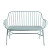 Metal Double Chair Industrial Style Household Furniture Casual Love Chair For Indoor