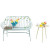 Metal Double Chair Industrial Style Household Furniture Casual Love Chair For Indoor