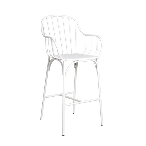 Commercial Bar Furniture Alu Bar Stool High Quality Metal Bar Chairs For Indoor Restaurant