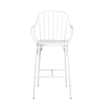 Commercial Bar Furniture Alu Bar Stool High Quality Metal Bar Chairs For Indoor Restaurant