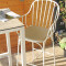 Outdoor Garden Furniture High Metal Bar Chair Vintage Leisure Armchair For Garden