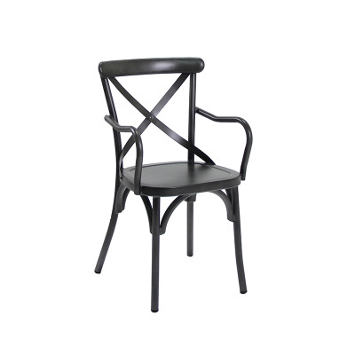 Home Leisure Armchair Aluminum Vintage Side Chair Dining Room Furniture Wholesale Price