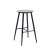 High Quality Metal Furniture Alu Bar Stool For Outdoor Garden And Patio Retro Design