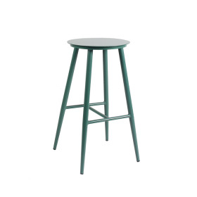 High Quality Metal Furniture Alu Bar Stool For Outdoor Garden And Patio Retro Design