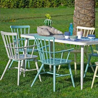 Armrest Chair Outdoor Furniture Garden Metal Chairs Hot Selling Items Customization