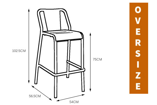 Diseño de silla de bar