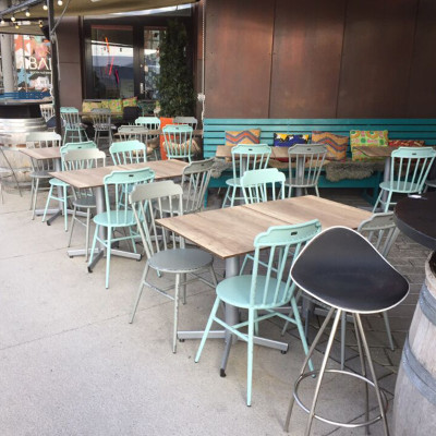 Outdoor Restaurant Furniture Commercial Standard Waterproof And Light Metal Dining Chair