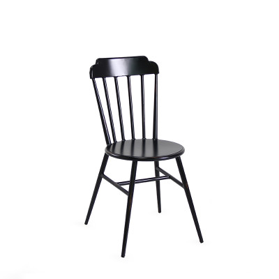 Chaise de salle à manger imperméable et légère de norme commerciale de meubles de restaurant en plein air en métal