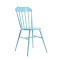Indoor Metal Dining Chairs Restaurant Furniture Stacking Design Furniture Manufacture
