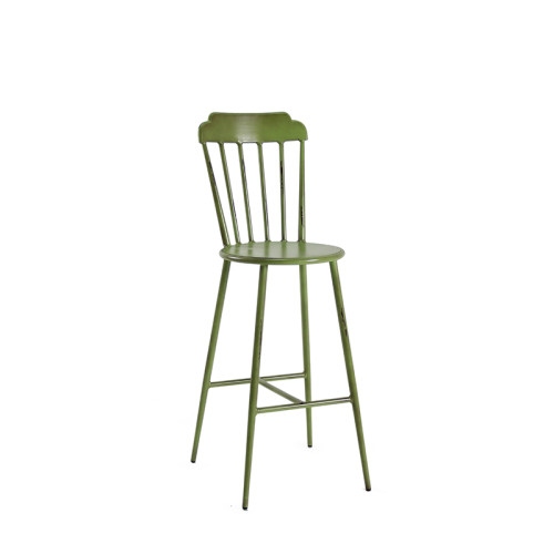 كرسي بار مرتفع مصنوع من مادة الصلب بتصميم عصري عتيق كرسي بار البراز