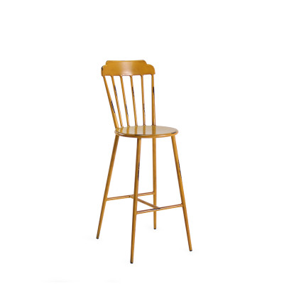 Metal Bar Chair For Outdoor Patio Restaurant High Quality Commercial Bar Stool