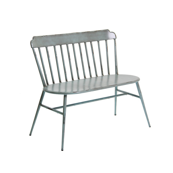 Chaise latérale de meubles à la maison en métal de salon avec la double chaise légère de coussin