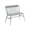Metal Love Chair Stackable Outdoor Furniture Double Chair For Garden And Restaurant
