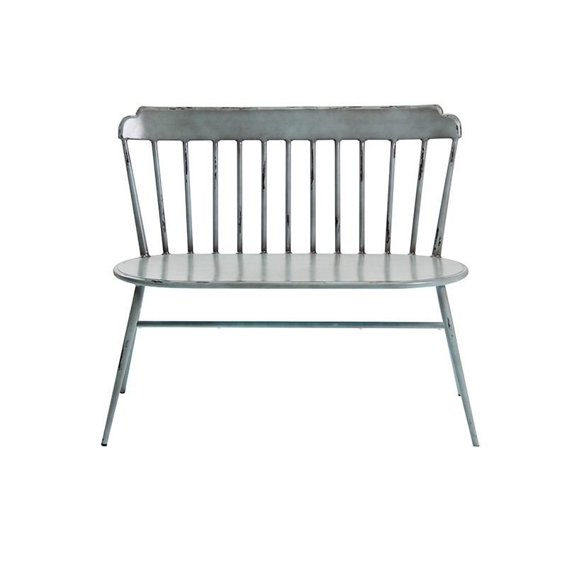 Metal Love Chair Stackable Outdoor Furniture Double Chair For Garden And Restaurant Outdoor