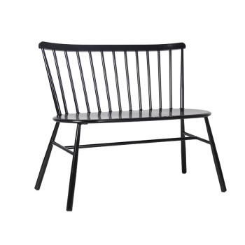 Home Leisure Furniture Double Seat Long Chair Metal Vintage Garden Chair