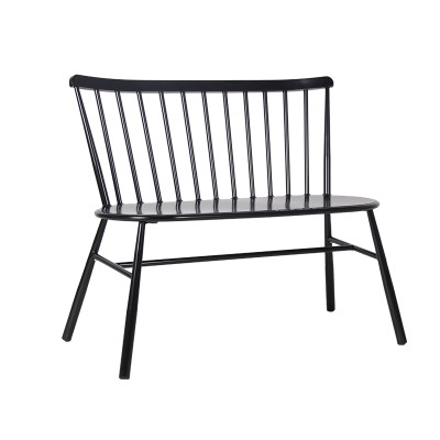 Home Leisure Furniture Double Seat Long Chair Metal Vintage Garden Chair