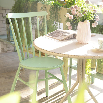 Simplicity Outdoor Leisure Garden Chair Industrial Retro Metal Chairs Manufacturer