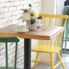 Chaise de salle à manger en métal de cru de meubles d'hospitalité de restaurant d'intérieur pour le café